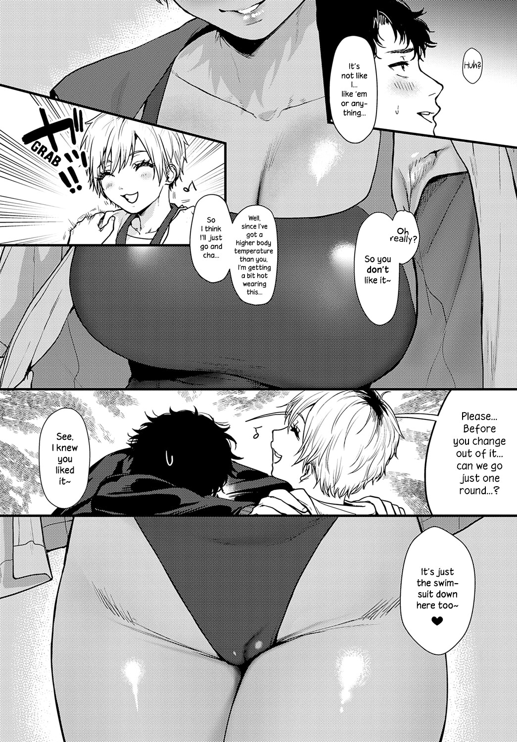 Hentai Manga Comic-Locked Room Swimsuit-Read-9